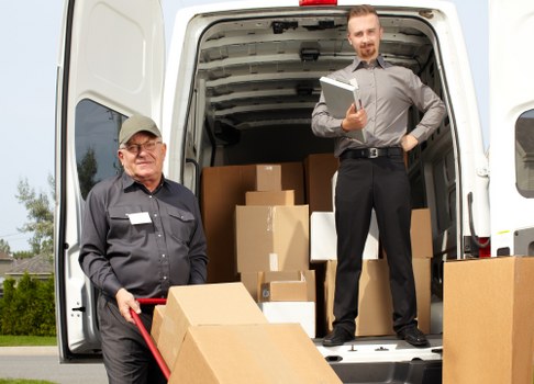 Removal team planning a flat move in Greenwich