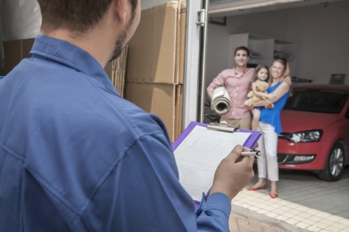 Business moving logistics and packing preparation in Greenwich