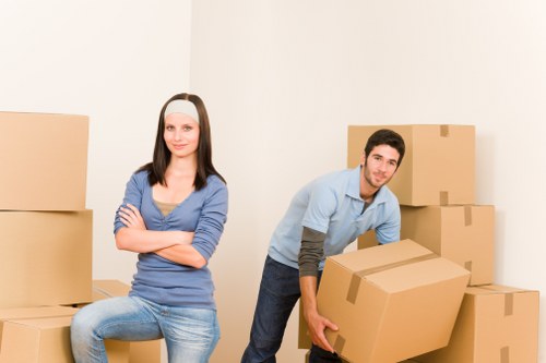 Packing and furniture protection prepared for a Greenwich relocation