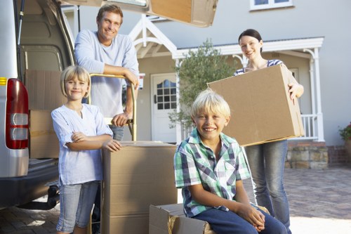 Safety-focused van moving service with risk assessment in progress