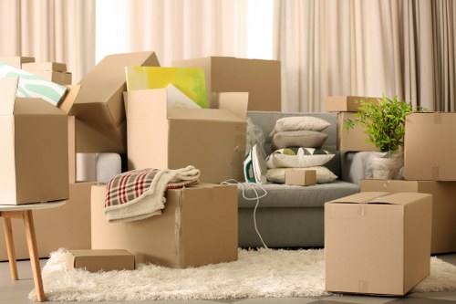 Van-based moving support for a property move in Greenwich