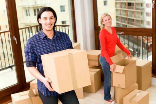 Unpacking and room setup service for a new home in Greenwich
