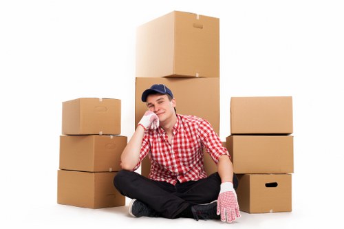 Careful loading and transport of household items for a Greenwich move